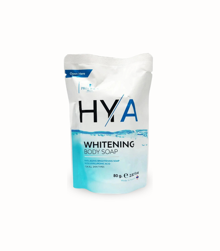HYA Whitening Body Soap – Savon Corps Hydratant & Éclat à l’Acide Hyaluronique (80g)